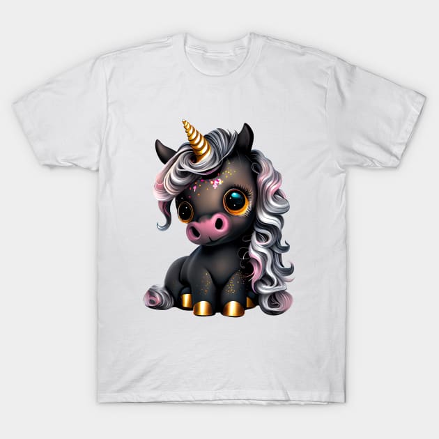 Cute Baby Unicorn T-Shirt by MikeNotis